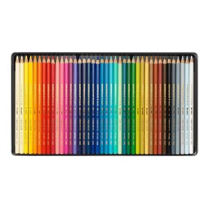 Boîte 40 crayons de couleur aquarellables Supracolor pour illsutrations et lavis - Caran d'Ache
