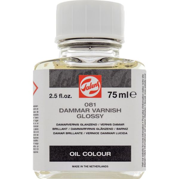 Vernis de dammar - Brillant - Flacon 75ml -Talens