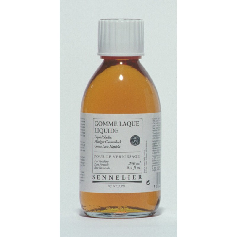 Gomme laque liquide flacon 250ml - Sennelier