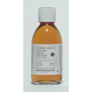 Gomme laque liquide flacon 250ml - Sennelier