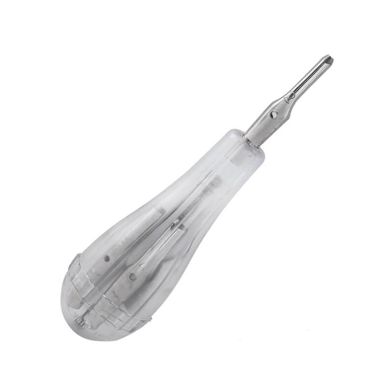 Outils lino manche plastique + 5 gouges intégrées - Abig