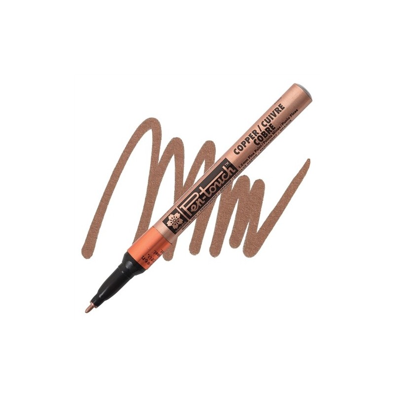 Marqueur Pen-touch couleur cuivre bronze- Sakura