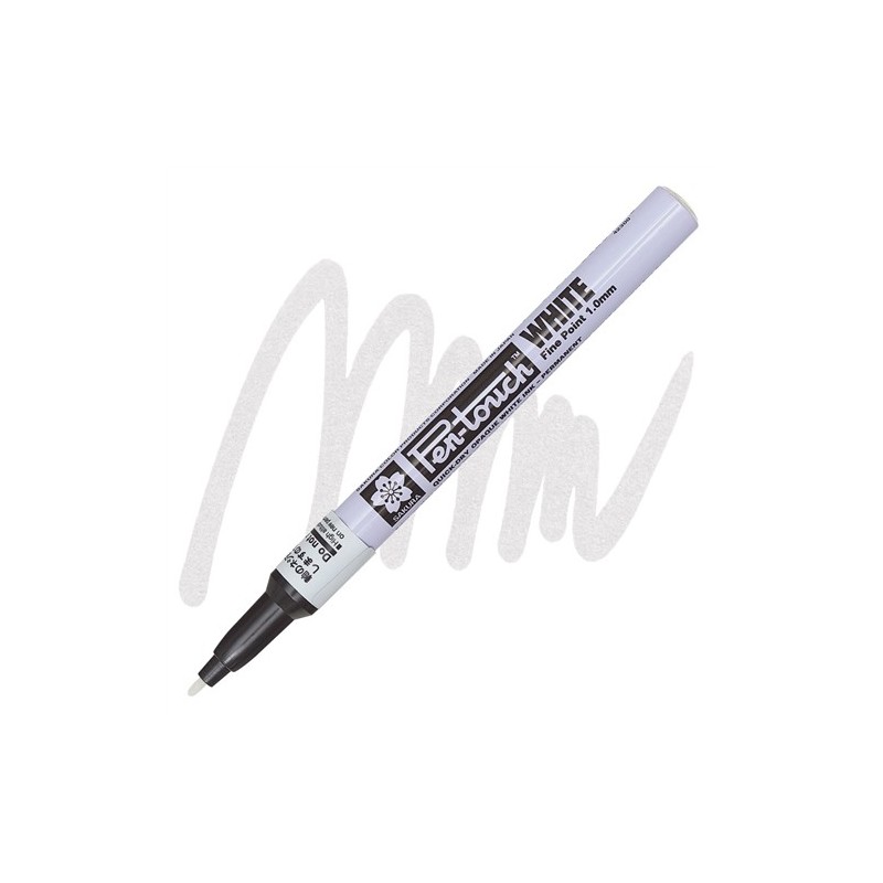 Marqueur Pen-touch couleur blanche- Sakura