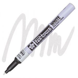 Marqueur Pen-touch couleur blanche- Sakura