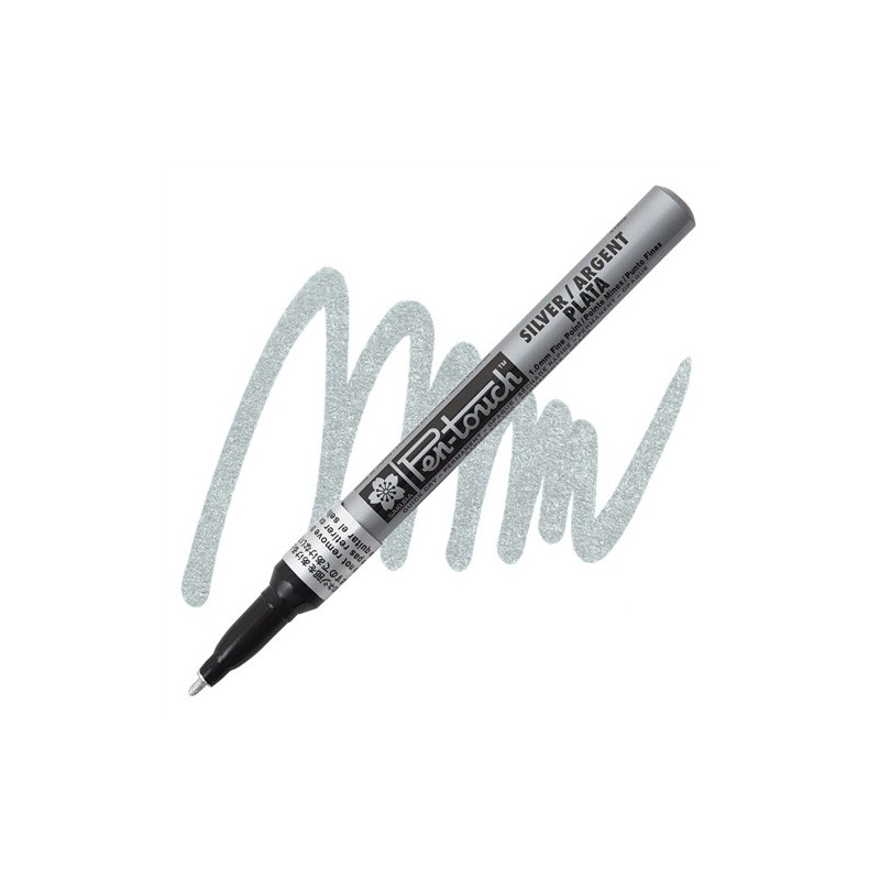 Marqueur Pen-touch couleur argent - Sakura