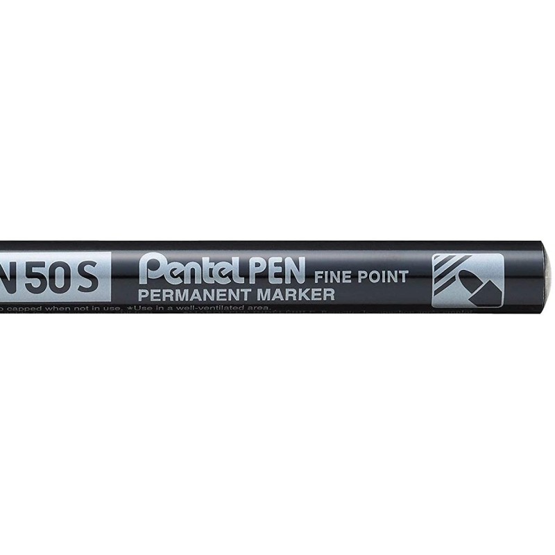 Feutre N50S convenant pour toutes surfaces et supports - Pointe fine - Pentel