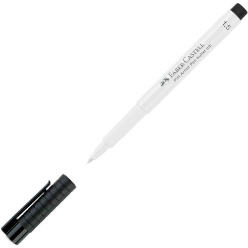 Faber Castell Pitt Pastel - Lot De 6 Crayons Blanc Doux, Sans Cire Ni Huile, Pour Détails Et Arts Créatifs