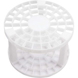 Repose-pinceaux plastique blanc pratique 