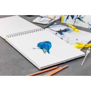 Carnet d'artiste reliure intégrale 40 feuilles papier 180g - Inkebana