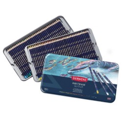 Boîte de 72 crayons aquarellables Inktense - Derwent