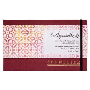 Carnet aquarelle - format 13 x 21 cm - Sennelier