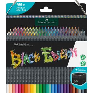 100 crayons de couleurs Black édition Faber-Castell