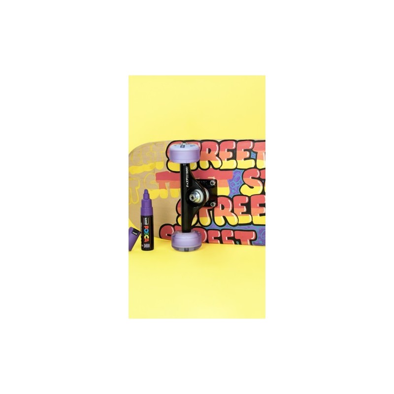 Set de 8 POSCA - pointe calibrée moyenne PC5M - Couleurs pastels