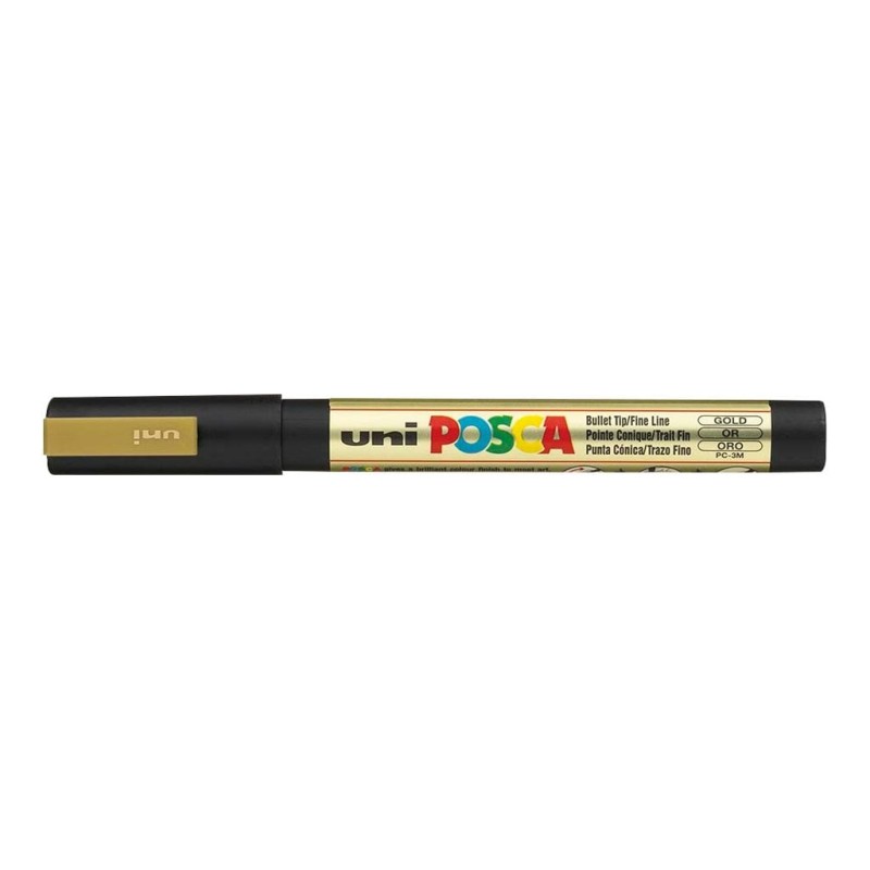 Set de 4 POSCA - Pointe 0.9 - 1.3mm -  Couleur or 