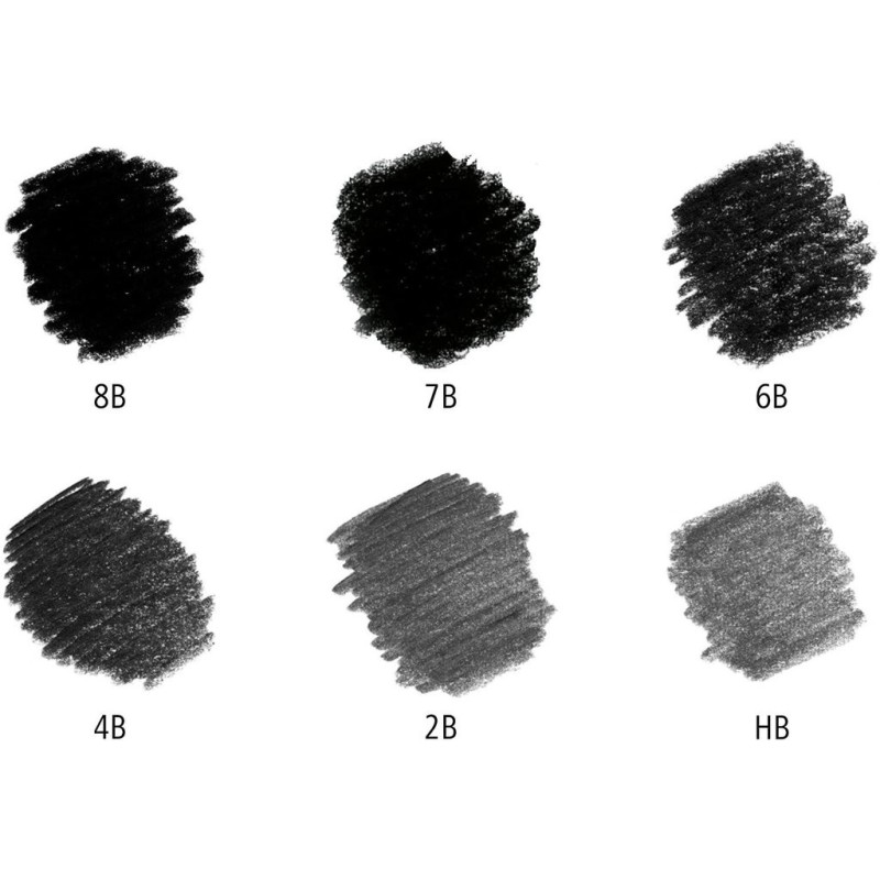 Nuancier crayon graphite Mars Lumograph Black 