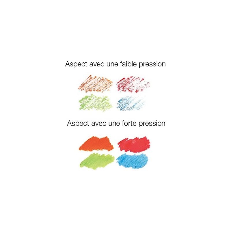 Set de 6 sticks de gouache solide - effets variés selon pression sur stick 