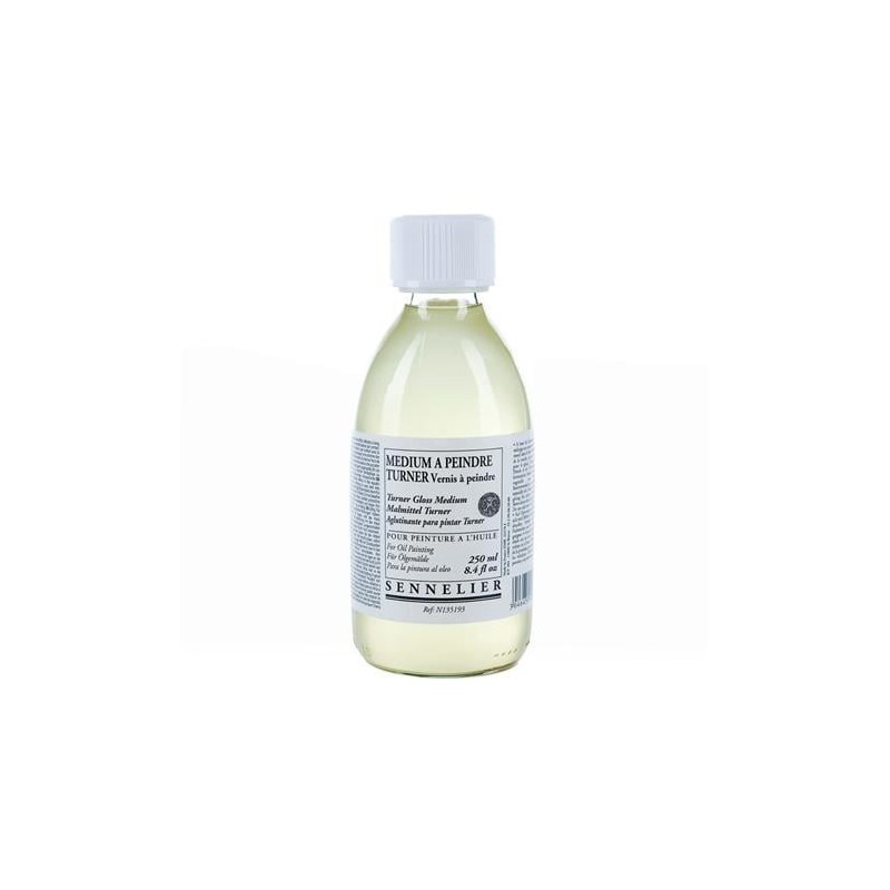 Médium à peindre Turner - couleur transparente - flacon 250ml - Sennelier