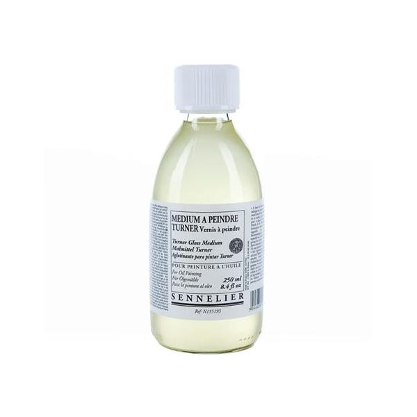 Médium à peindre Turner - couleur transparente - flacon 250ml - Sennelier