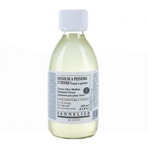 Médium à peindre Turner - couleur transparente - flacon 250ml - Sennelier