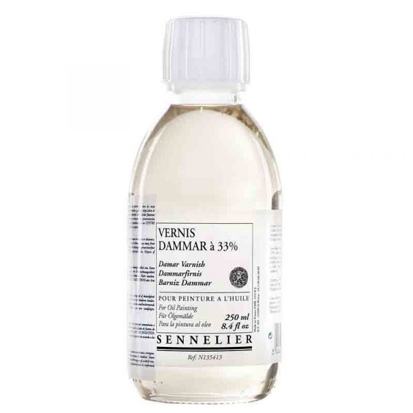 Vernis dammar à 33% - pour peinture à l'huile - 250ml -  Sennelier