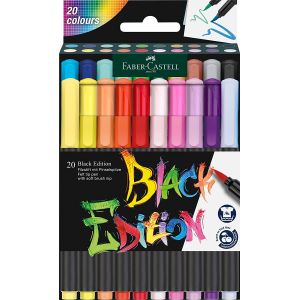 Set de 20 feutres Black édition - Faber-Castell