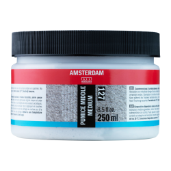 Médium de Pierre Ponce - texture granuleuse pour peinture acrylique - 250 ml - Amsterdam