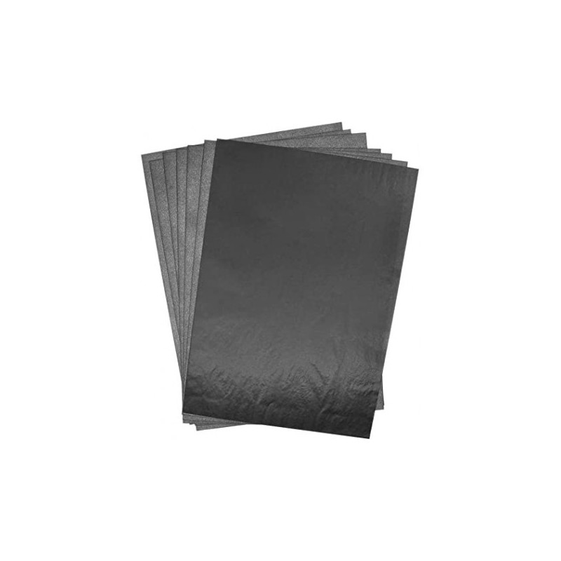 Papier carbone noir - 10 feuilles A4 - pour machine à écrire  -  Wonday