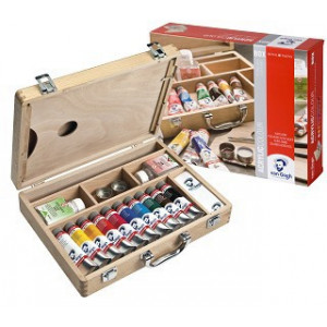 Ecd Germany - Coffret peinture huile acrylique crayons de couleur