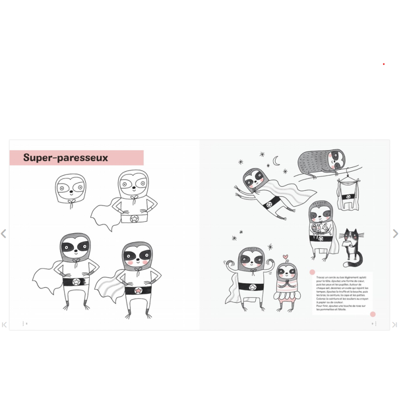 Dessins pour s'amuser en 5 étapes - extrait du livre - Livre