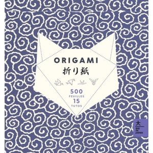 Origami 500 feuilles 15 tutos - Livre- Hachette pratique 