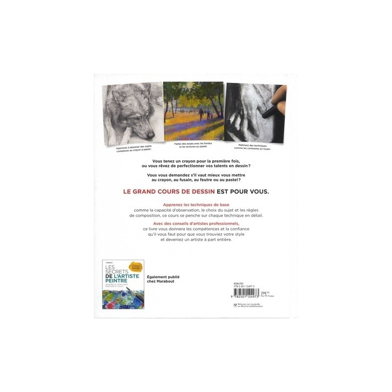 Le grand cours de dessin - extrait Livre Marabout 