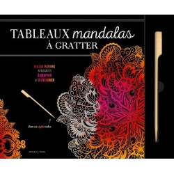 tableaux mandalas à gratter - Livre - Dessain et Tolra 