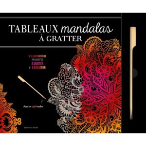 tableaux mandalas à gratter - Livre - Dessain et Tolra 