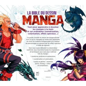La bible du dessin manga - extrait livre - Marabout 