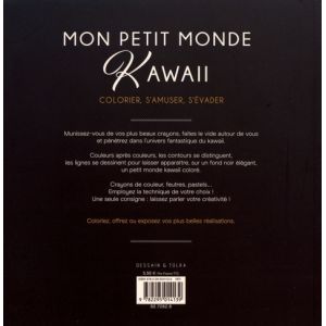 Coloriage Mon petit monde Kawai - Livre - Dessain et Tolra 