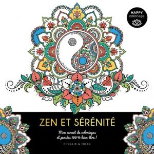 Livre Happy coloriage - Zen et sérénité