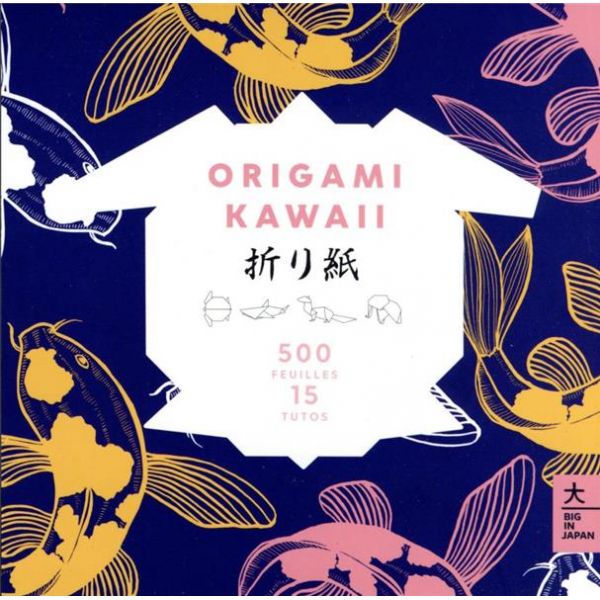 Origami Kawai - 500 feuilles et 15 tutos - Couverture livre - Hachette Pratique 