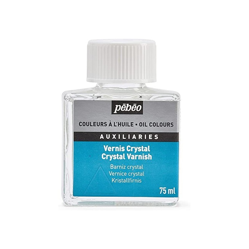 Vernis cristal 75ml - mise en valeur des nuances et formes de la peinture à l'huile - Pebeo