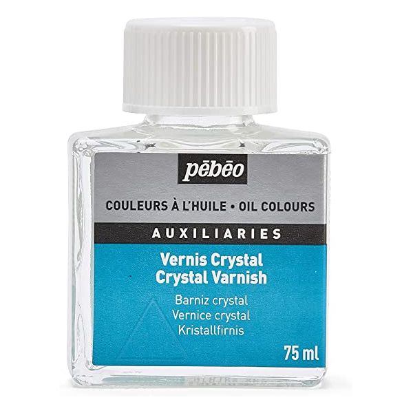 Vernis cristal 75ml - mise en valeur des nuances et formes de la peinture à l'huile - Pebeo