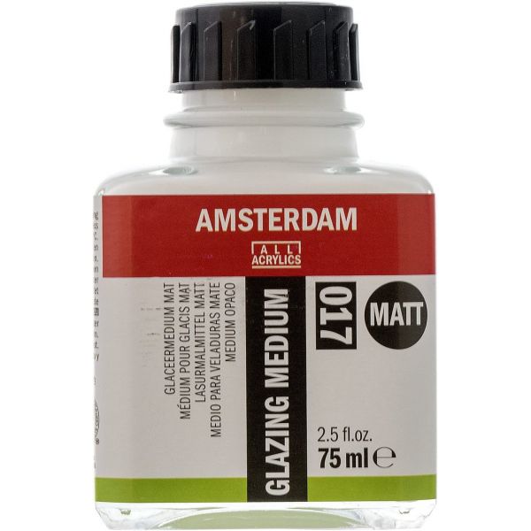 Médium glacis mat - peinture acrylique - 75 ml - Amsterdam