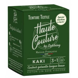 Teinture textile -350gr - Couleur kaki - haute Couture lightning