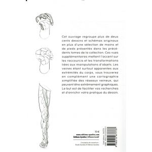 Morpho - Mains et pieds -  anatomie artistique - extrait  Livre dessin