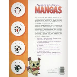 Apprendre à dessiner les mangas - 128 pages - Livre dessin 