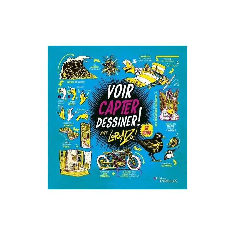 Voir Capter Dessiner avec Lorenzo - 67 tutos - Création des personnages, décors, composition, etc... - Livre dessin 