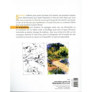 5 minutes pour dessiner... Les Paysages - Virginia Hein - Livre