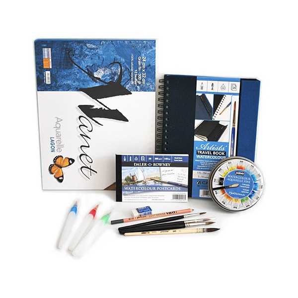 Kit Aquarelle Paysage de Mer