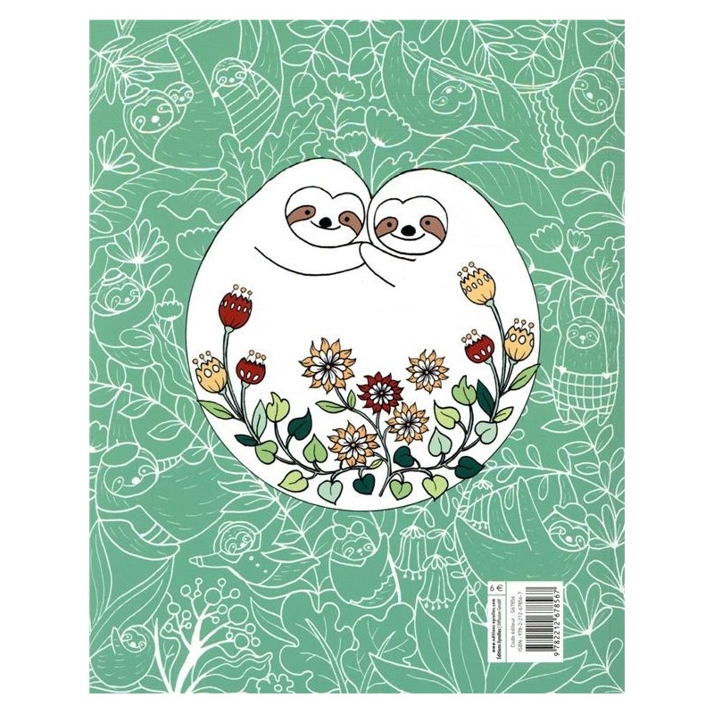 Coloriage Un million de Paresseux - album de coloriage mettant en scène une adorable créature : le paresseux -  Résumé livre Lul