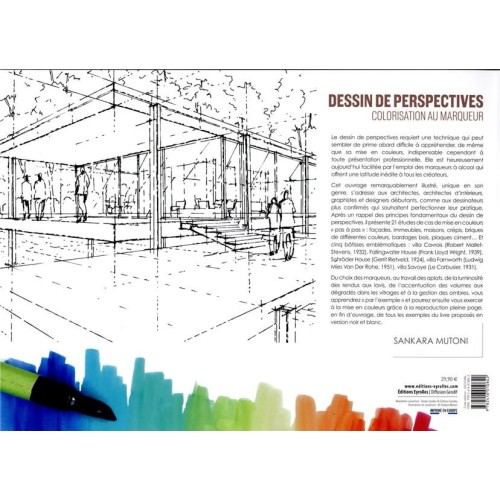 Dessin de perspectives - Colorisation au marqueur - choix des marqueurs, travail des aplats, luminosité des rendus, lavis, accen