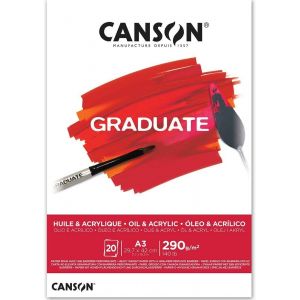 Bloc Graduate pour peinture acrylique & huile - Canson