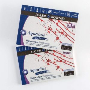 Cartes Postales Aquarelle Aquafine - 12 Feuilles 300gr - protégé contre toute détérioration des couleurs et du papier lié au tem